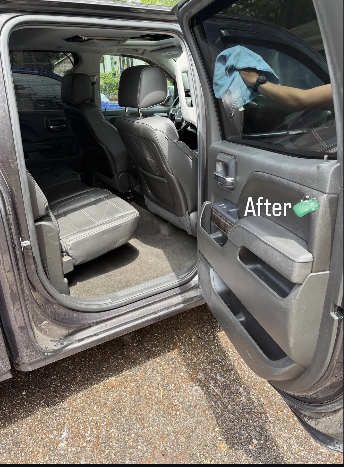 Before and after detailing comparison 6