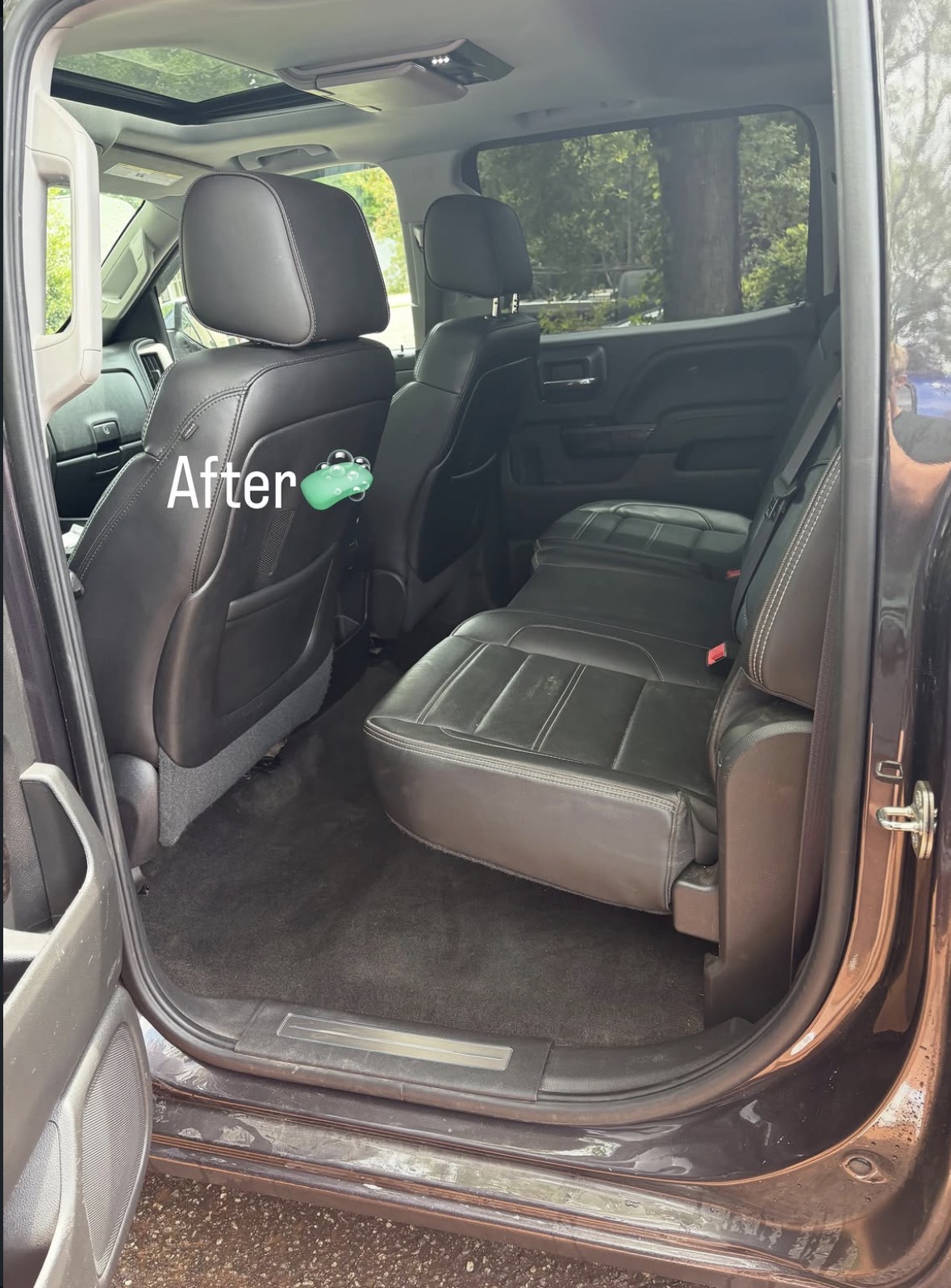 Before and after detailing comparison 2