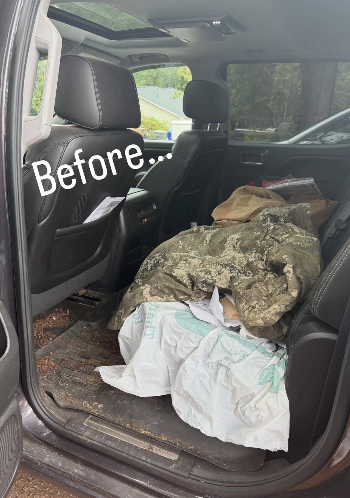 Before and after detailing comparison 1